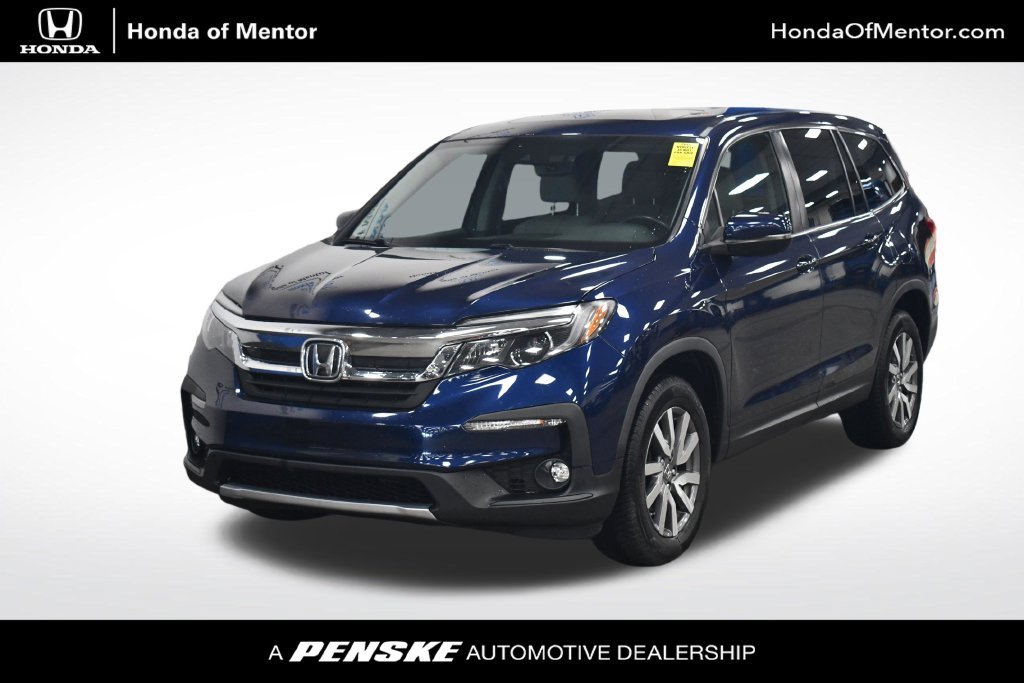 Certified Used 2019 Obsidian Blue Pearl Honda EX-L image 1
