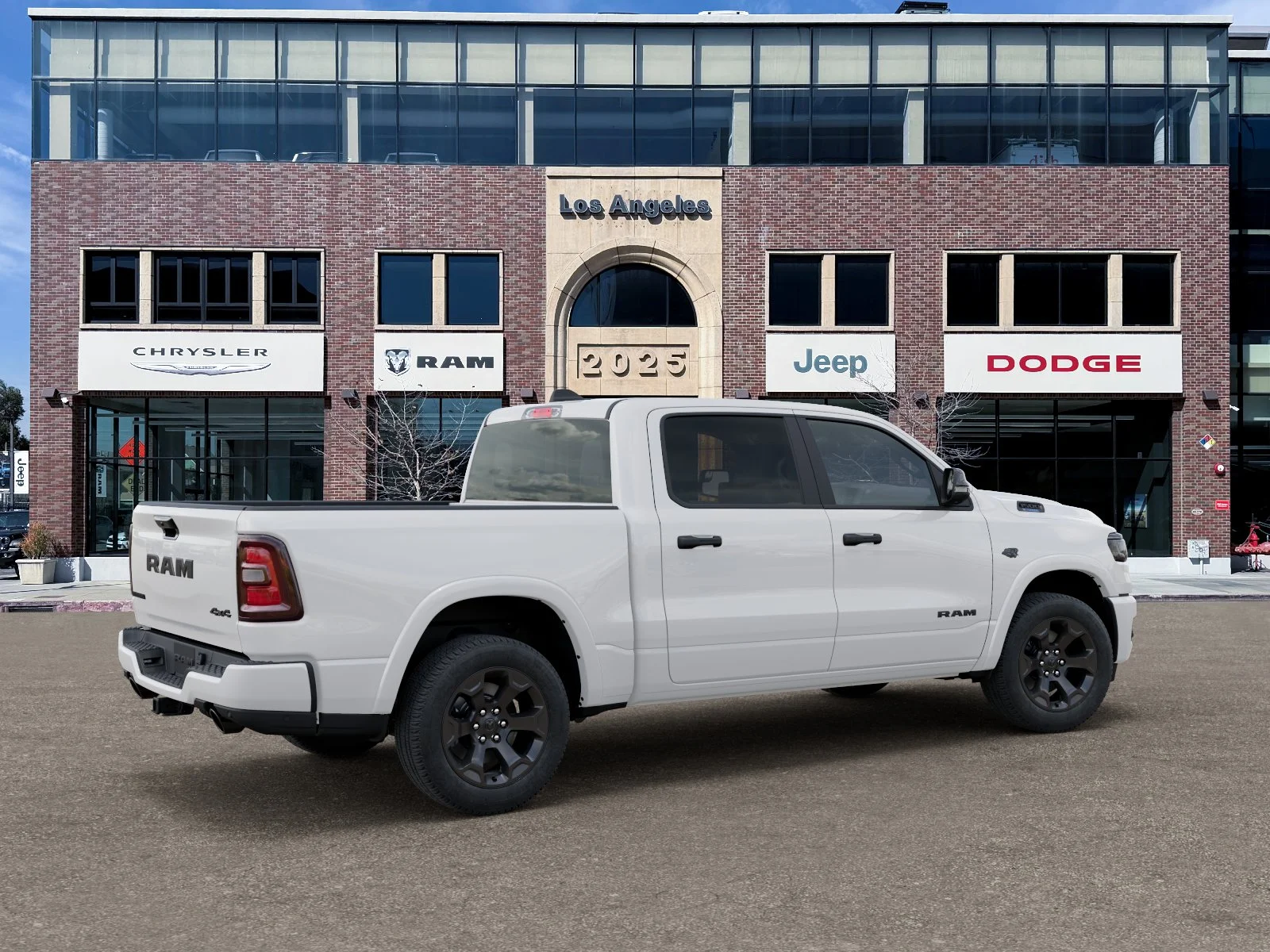 New 2027 Bright White Clear-Coat Exterior Paint RAM Big Horn/Lone Star image 30