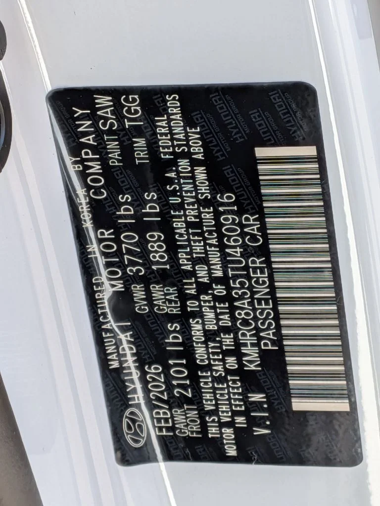 New 2026 White Hyundai SEL image 31