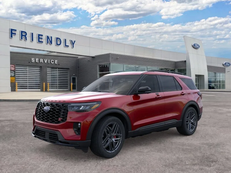 New 2026 Rapid Red Metallic Tinted Clearcoat Ford ST image 1