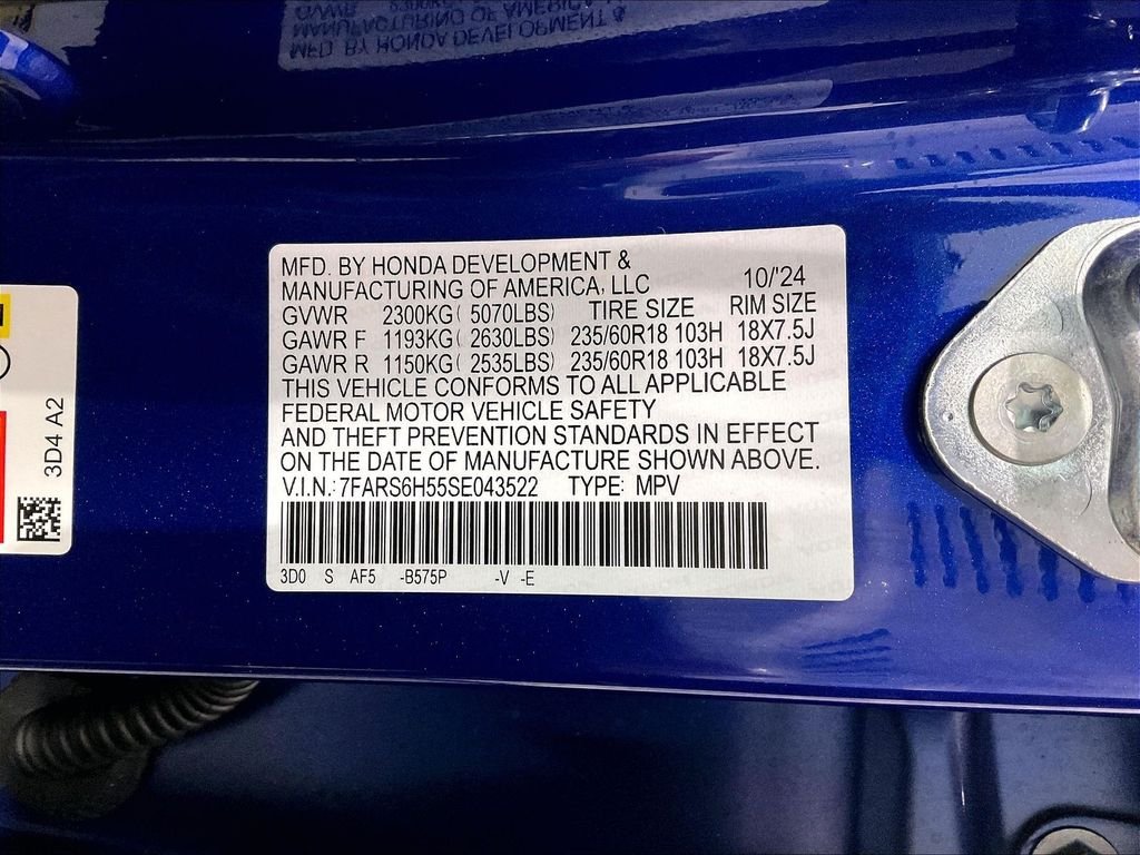 Used 2025 Blue Honda Sport image 35