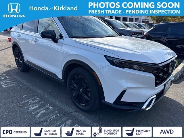 Certified Used 2023 Platinum White Pearl Honda HYBRID AWD SP TRG image 1
