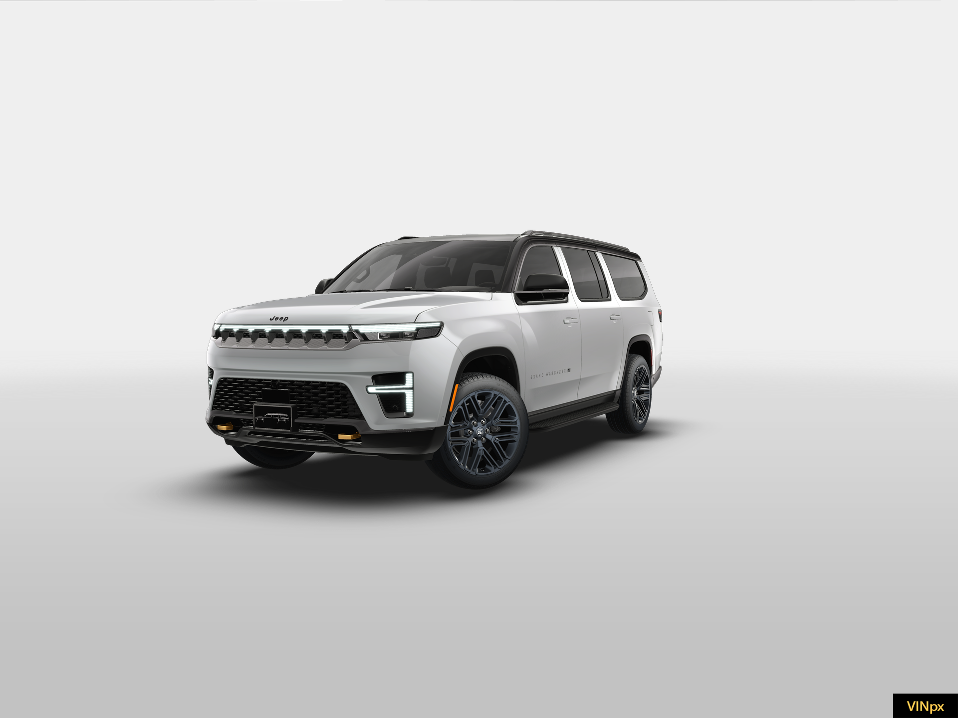 New 2026 Bright White Clear-Coat Exterior Paint Jeep Grand Wagoneer image 1