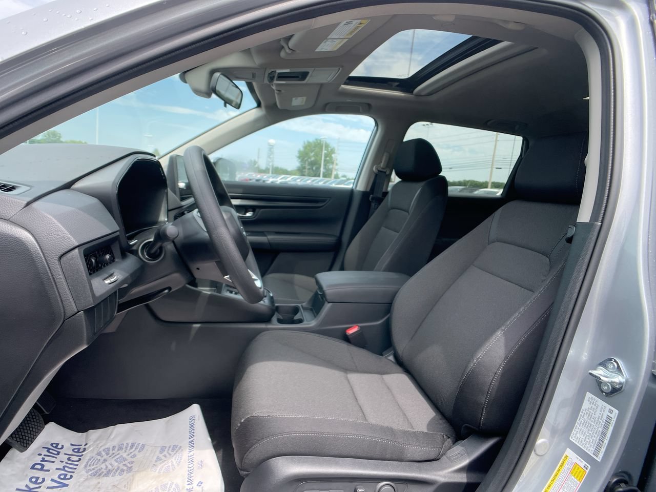 New 2026 Solar Silver Metallic Honda AWD EX image 11
