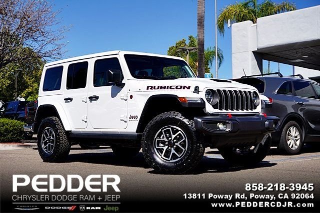 New 2026 Bright White Clear-Coat Exterior Paint Jeep Rubicon image 1