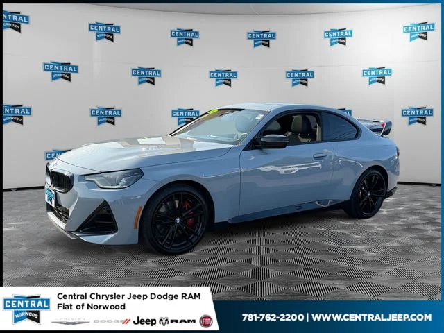 Used 2024 Gray BMW M240i xDrive image 1