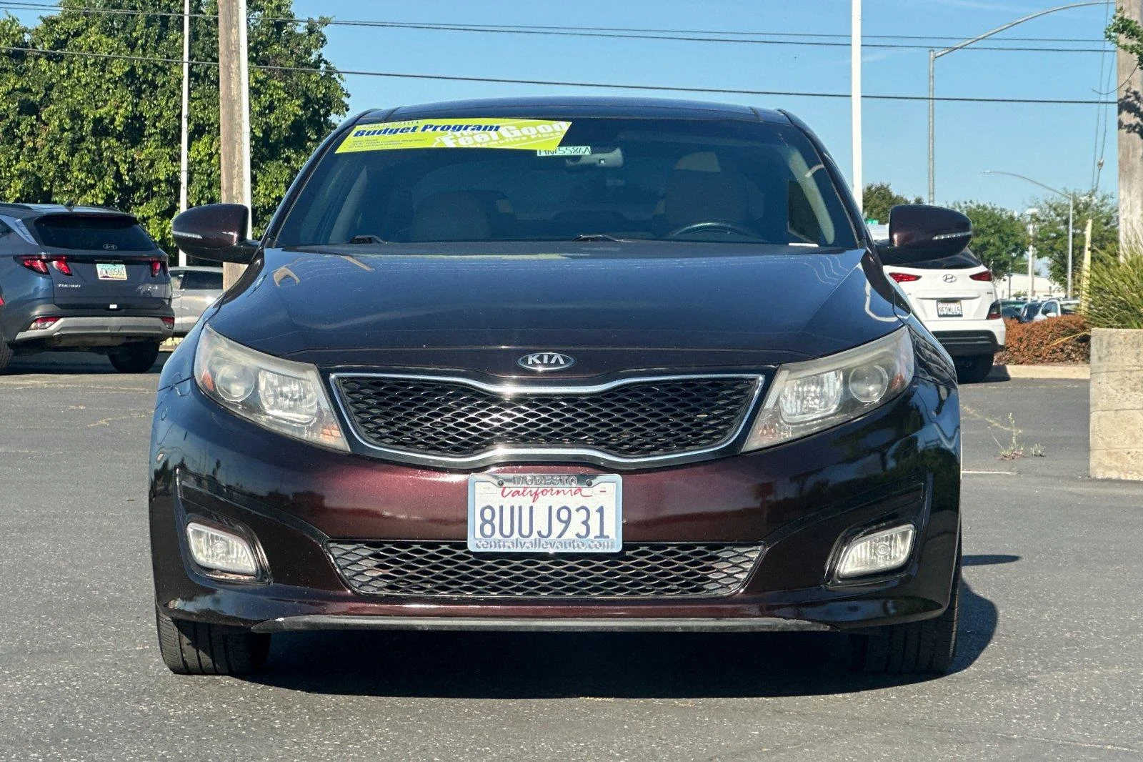 Used 2015 Dark Cherry Kia EX image 8