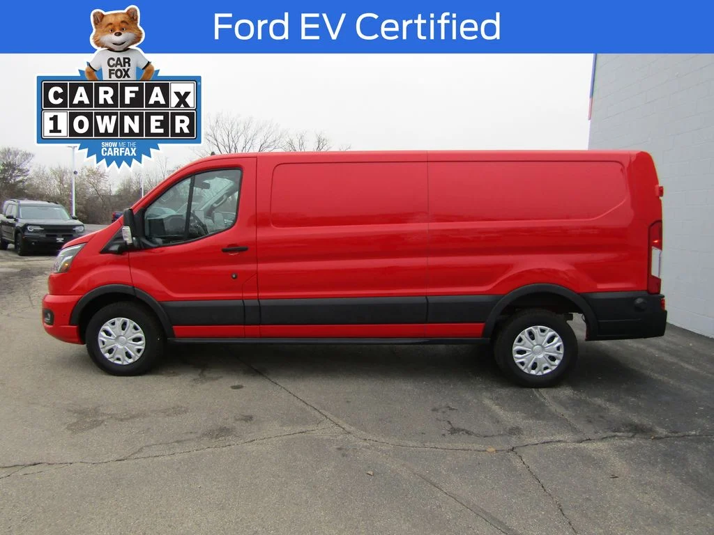 Used 2024 Ford E-Transit Cargo Van Base with VIN 1FTBW1YKXRKA00009 for sale in Racine, WI