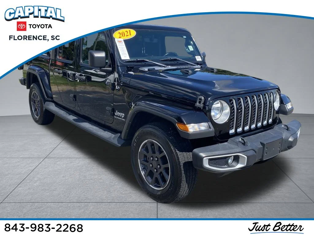 Used 2021 Black Jeep Overland image 1