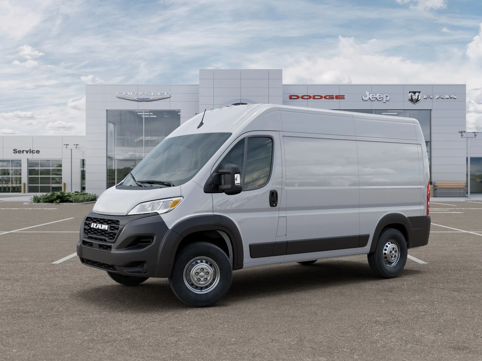 New 2026 Bright White Clearcoat RAM High Roof image 28