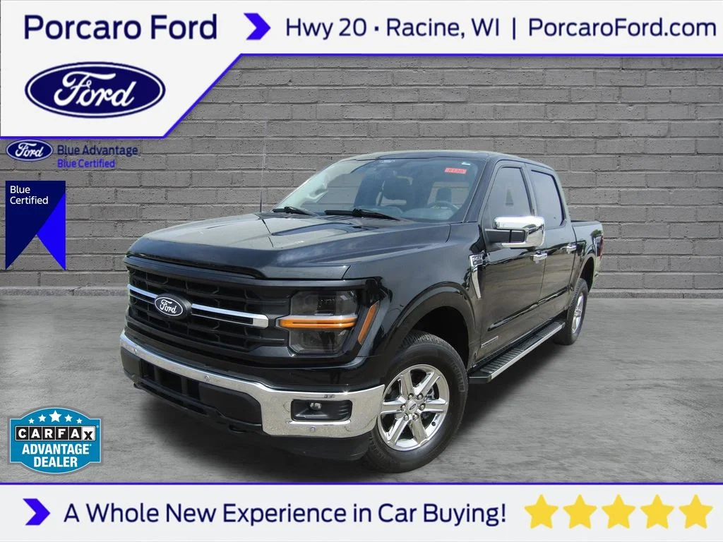 Certified Used 2024 Agate Black Metallic Ford XLT image 1