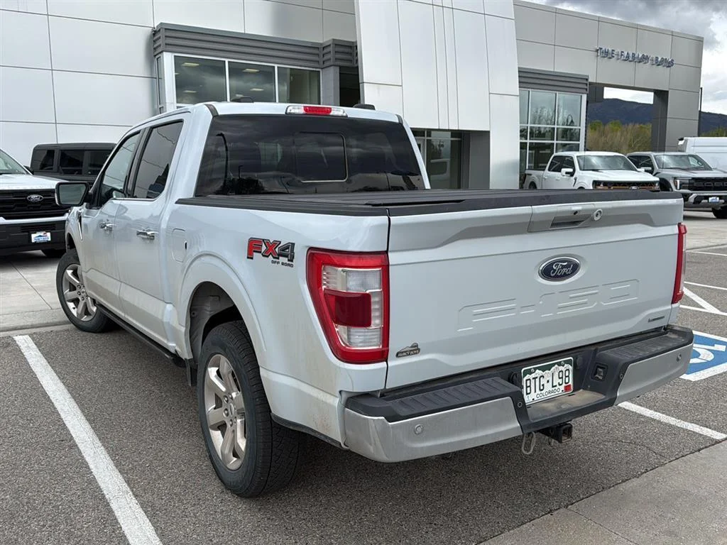 Used 2022 Space White Ford LARIAT image 4