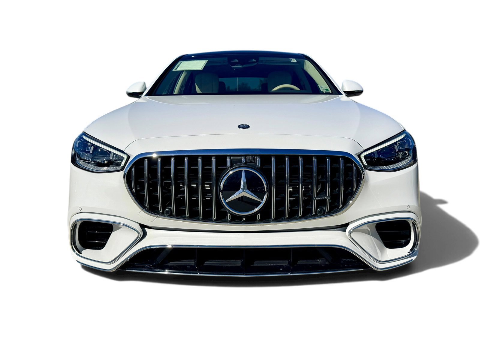 Certified Used 2025 MANUFAKTUR Moonlight White Metallic Mercedes-Benz S 63 E AMG® image 3