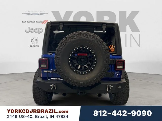 Used 2018 Blue Jeep Unlimited Sport S image 4