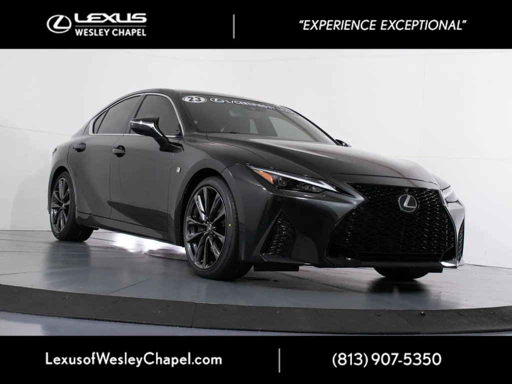 Used 2023 Black Lexus 350 F SPORT image 1