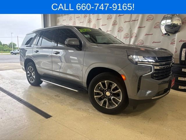 Used 2021 Chevrolet Tahoe LT with VIN 1GNSKNKD5MR231677 for sale in Kansas City
