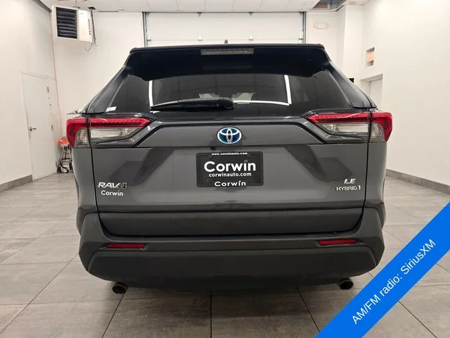 Used 2021 Magnetic Gray Metallic Toyota LE image 4