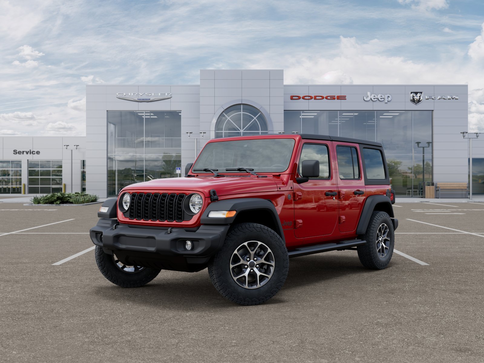 New 2025 Firecracker Red Clearcoat Jeep Sport S image 29