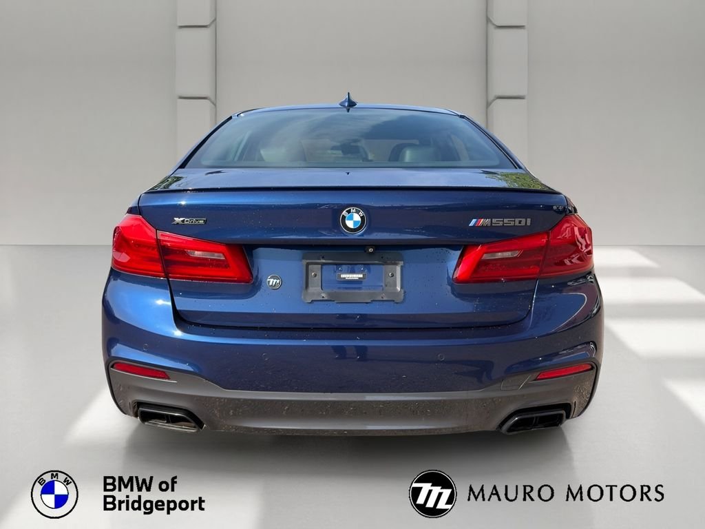 Used 2020 Blue BMW M550i xDrive image 5