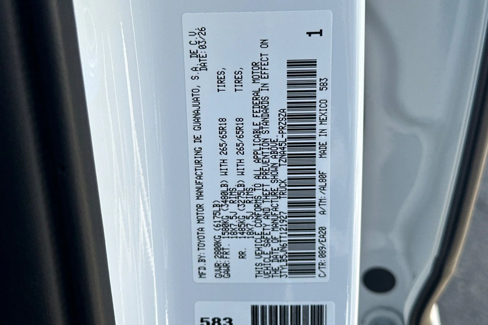 New 2026 Beige Toyota TRD Sport image 27