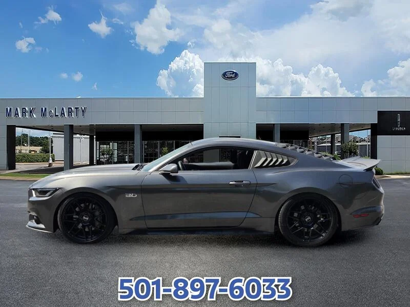Used 2016 Magnetic Metallic FORD 2DR FASTBACK GT image 2