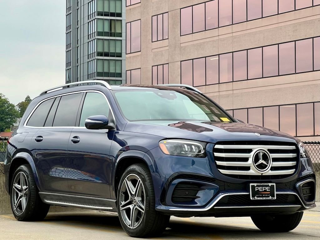 Certified Used 2024 Blue Mercedes-Benz GLS 450 image 1