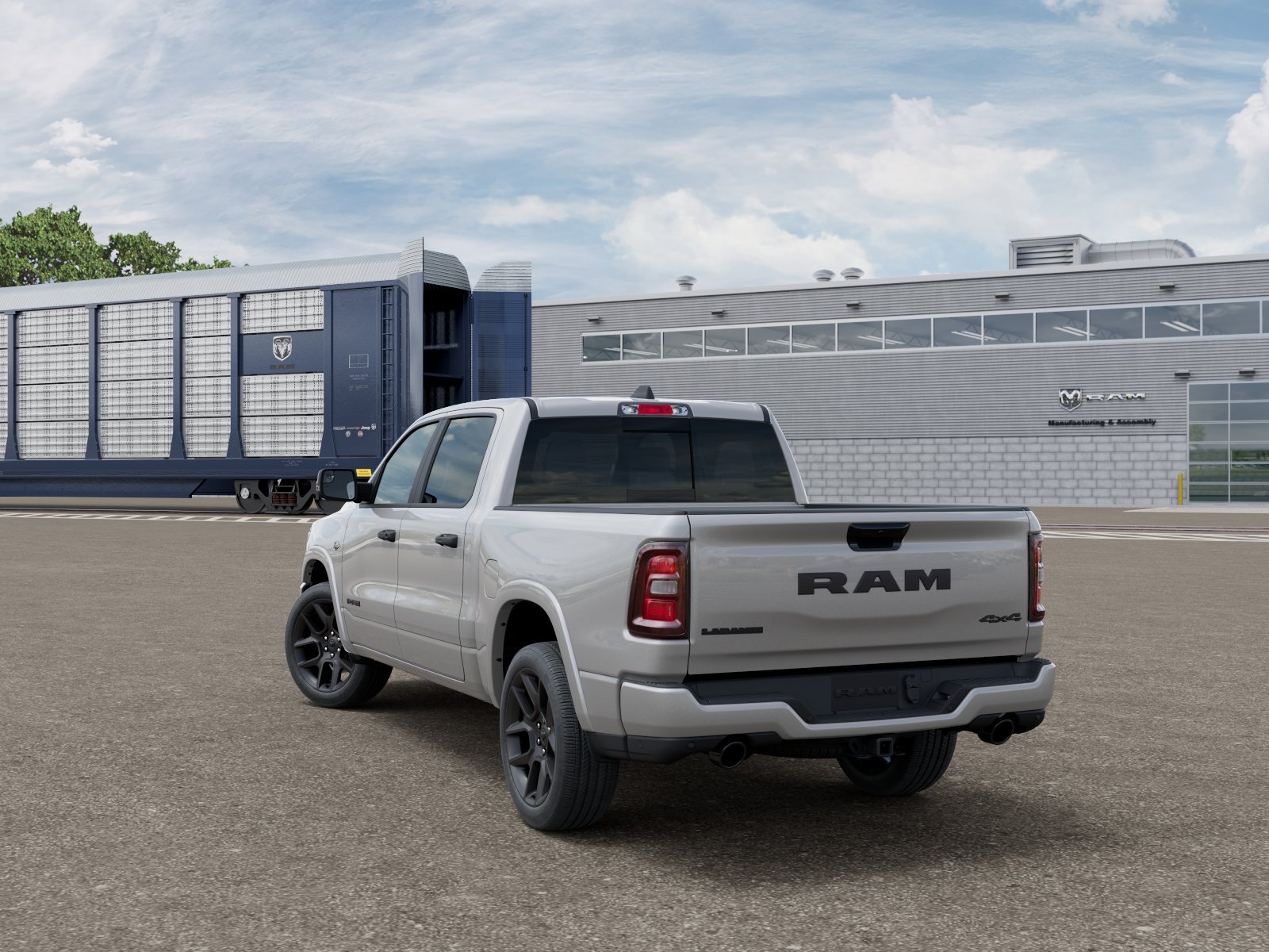 New 2026 Silver Zynith Exterior Paint RAM LARAMIE image 3