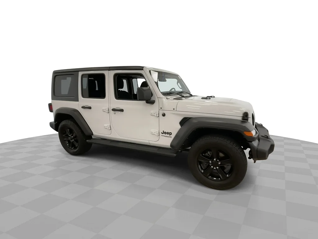 Used 2021 Bright White Clear Coat Jeep Willys image 3