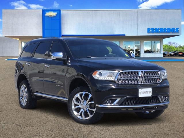 Black 2018 Dodge Durango Citadel AWD SUV / Crossover All-Wheel Drive