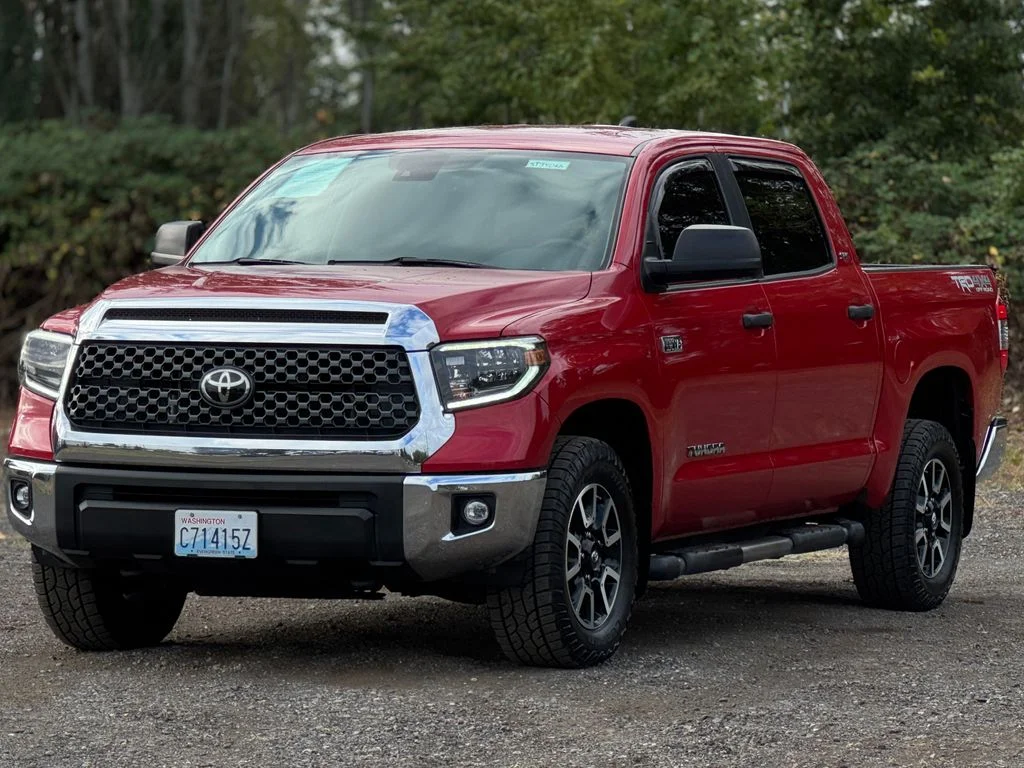 Used 2020 Barcelona Red Metallic Toyota TRD OFF ROAD image 3