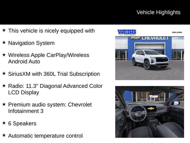 New 2027 Polar White Tricoat Chevrolet RS image 4