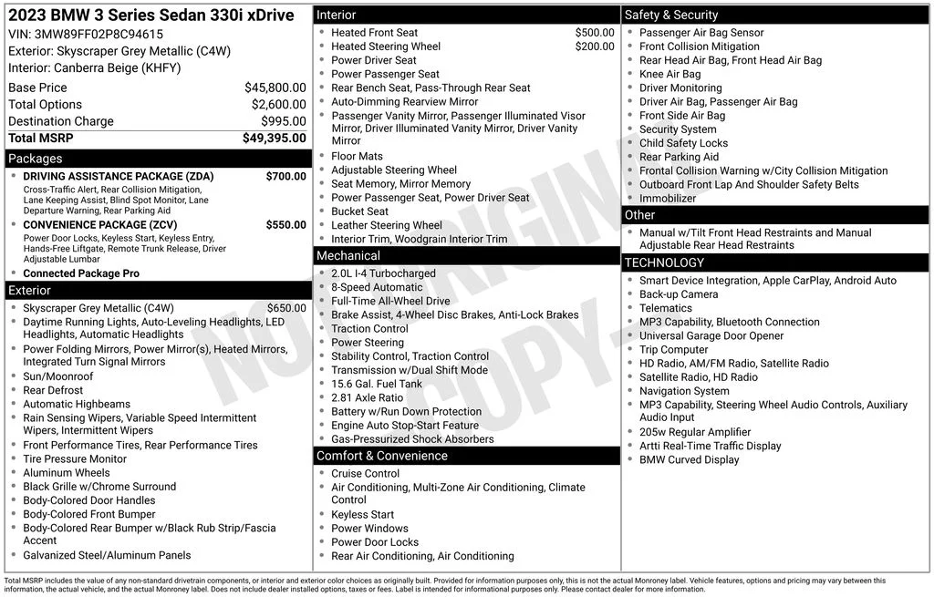 2023 BMW 3 Series 330i - Photo 42