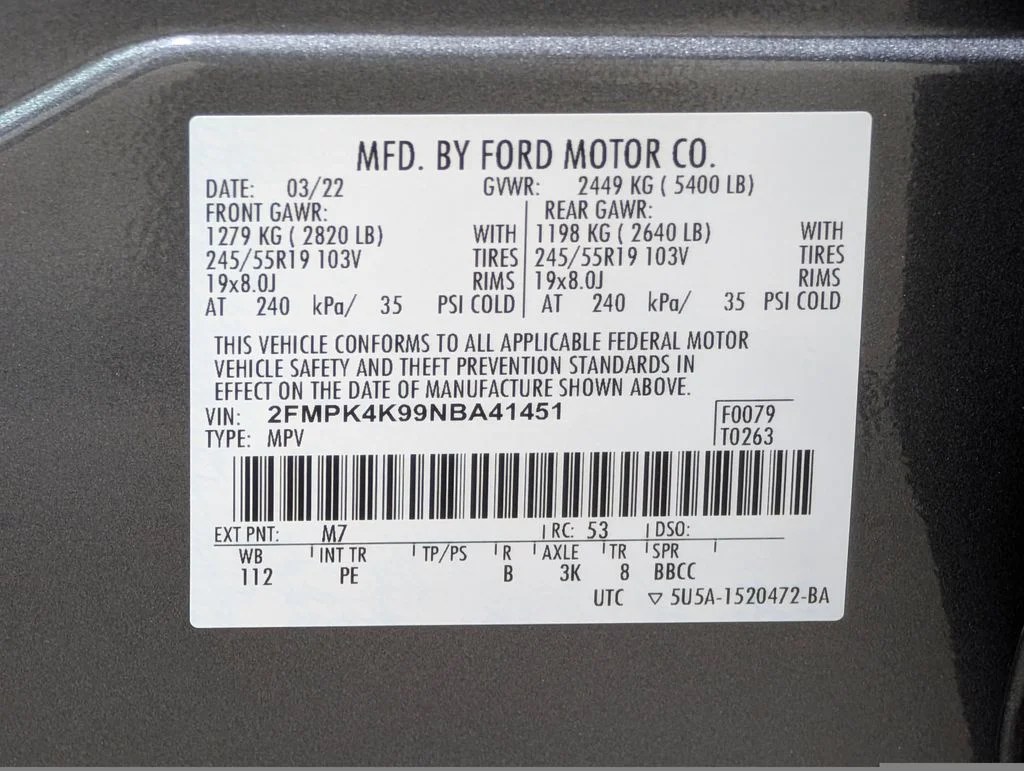 Certified Used 2022 Carbonized Gray Metallic Ford Titanium image 25