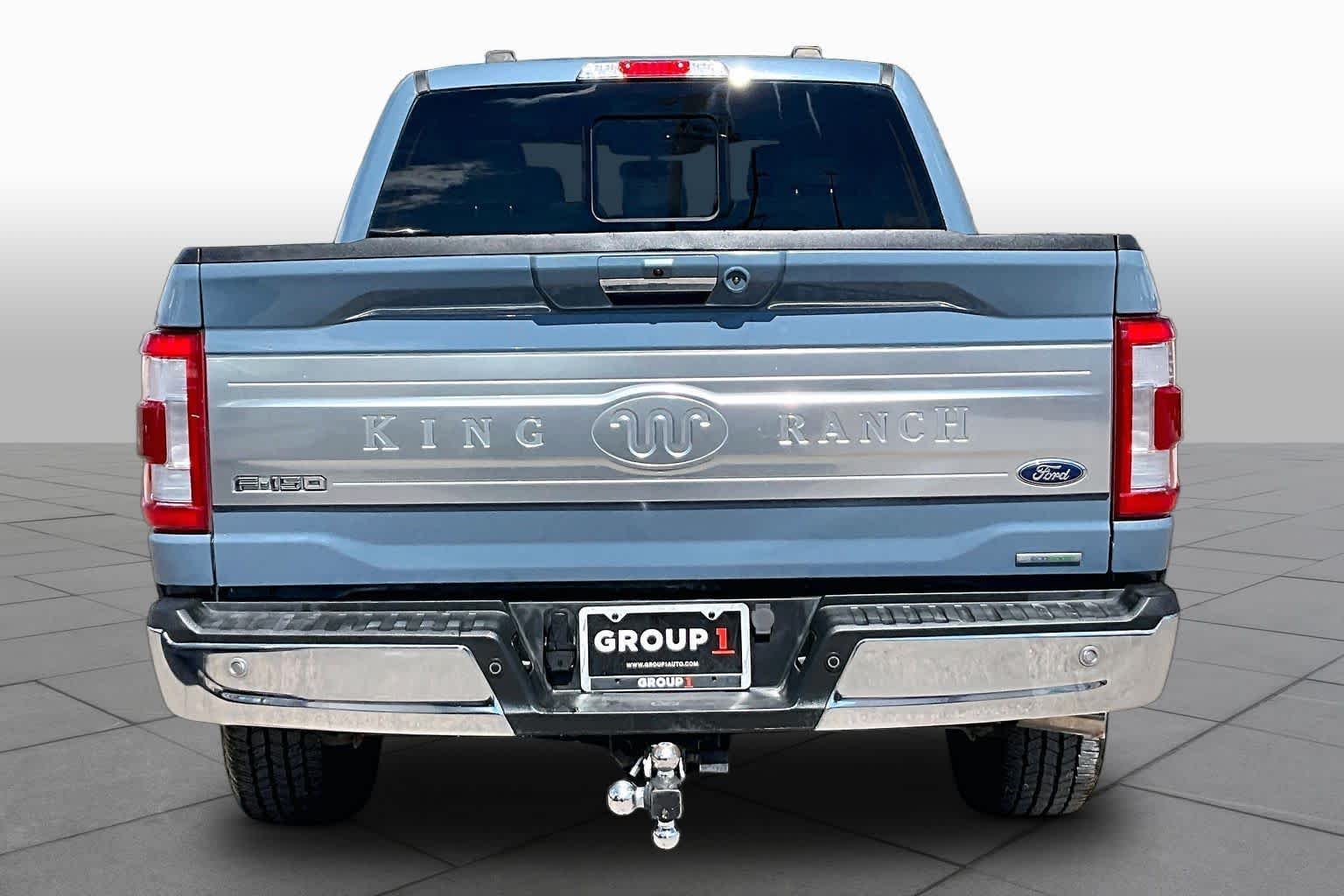Used 2023 Azure Gray Metallic Tri-Coat/Stone Gray Ford King Ranch image 5
