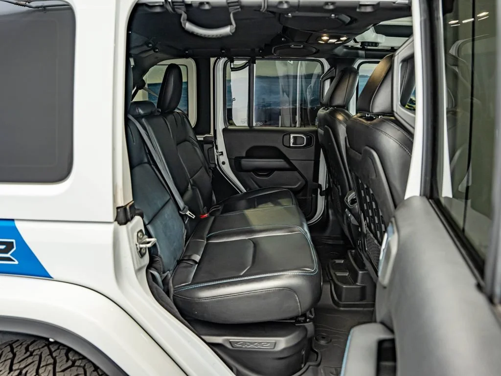 Used 2021 Bright White Clearcoat Jeep Unlimited Rubicon 4xe image 35