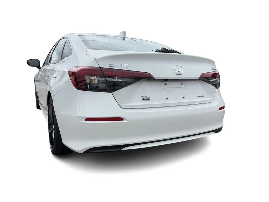 Certified Used 2025 Platinum White Pearl Honda Honda Civic Hybrid Sport eCVT Sedan Certified Pre- image 11