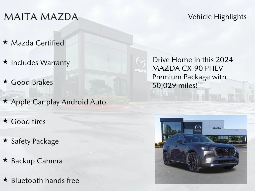 Certified Used 2024 Machine Gray Metallic Mazda Premium image 7