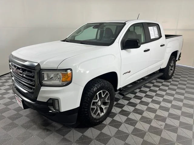 Certified Used 2021 Summit White GMC AT4 w/Leather image 3