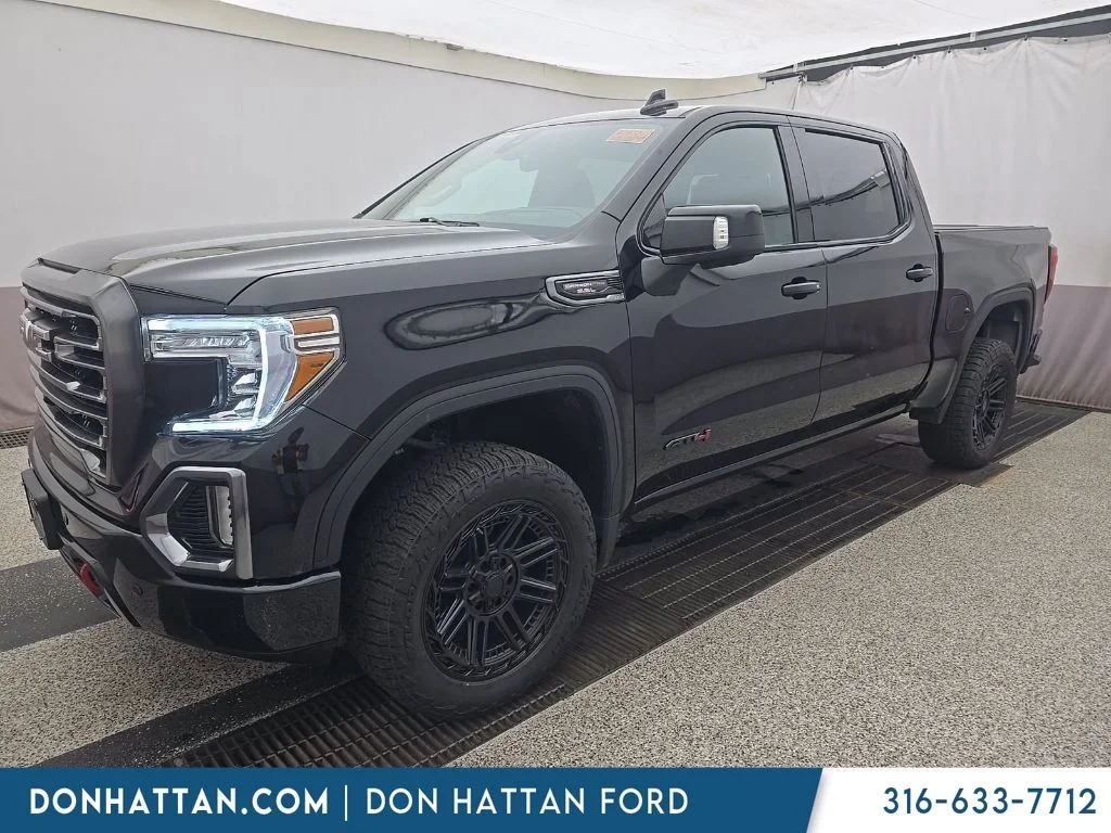Used 2021 Black GMC AT4 image 1
