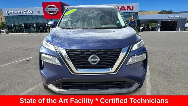 Certified Used 2023 Blue Nissan SV image 8