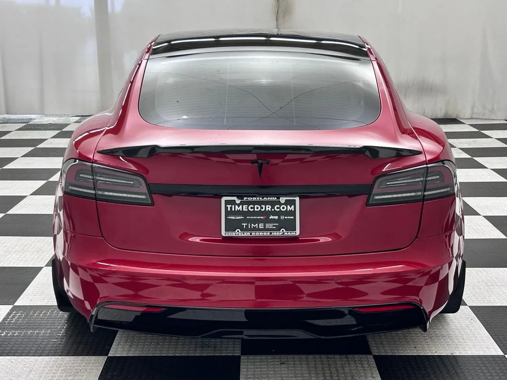 Used 2022 Red Tesla Base image 6