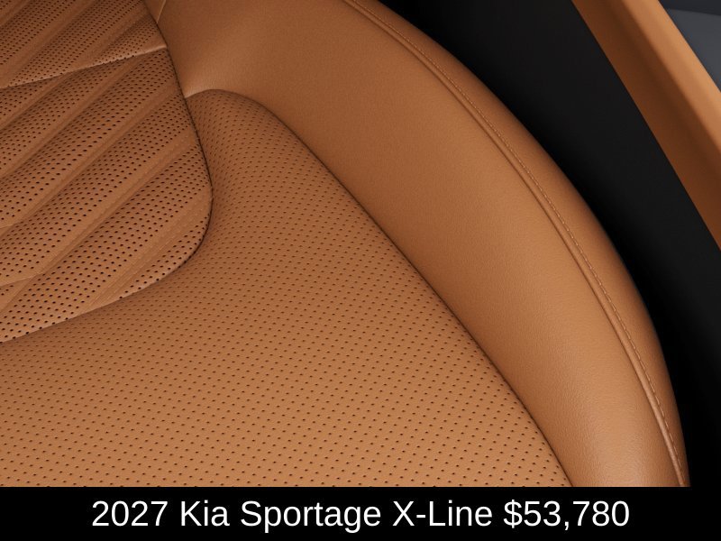 New 2027 Glacial White Pearl/Ebony Black Roof Kia X-Line image 24