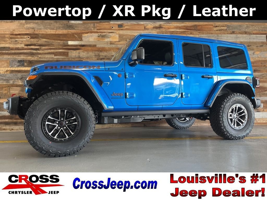 New 2026 Hydro Blue Pearl-Coat Exterior Paint Jeep Rubicon X image 1