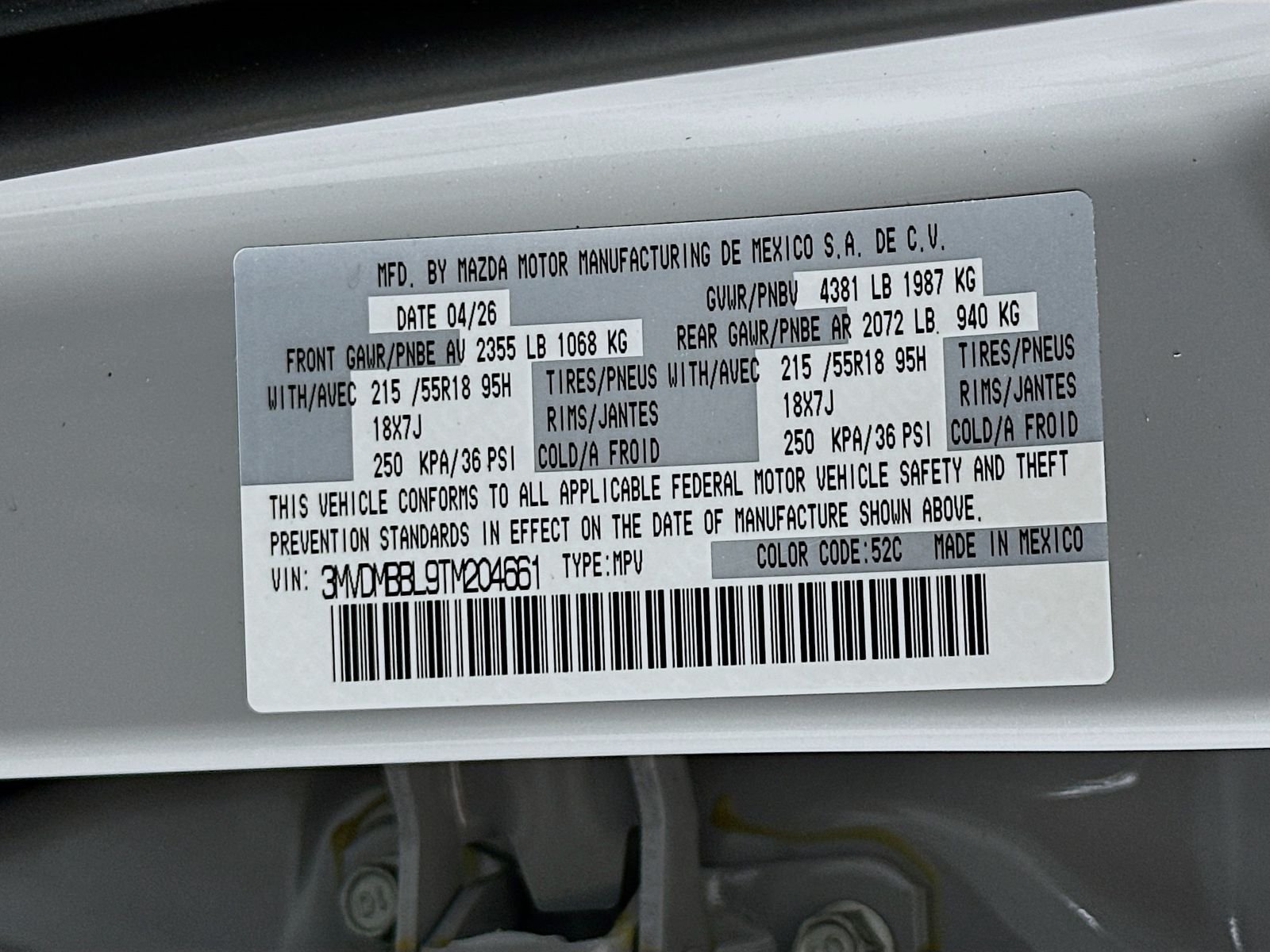 New 2026 Aero Gray Metallic Mazda 2.5 S Select Sport AWD image 32