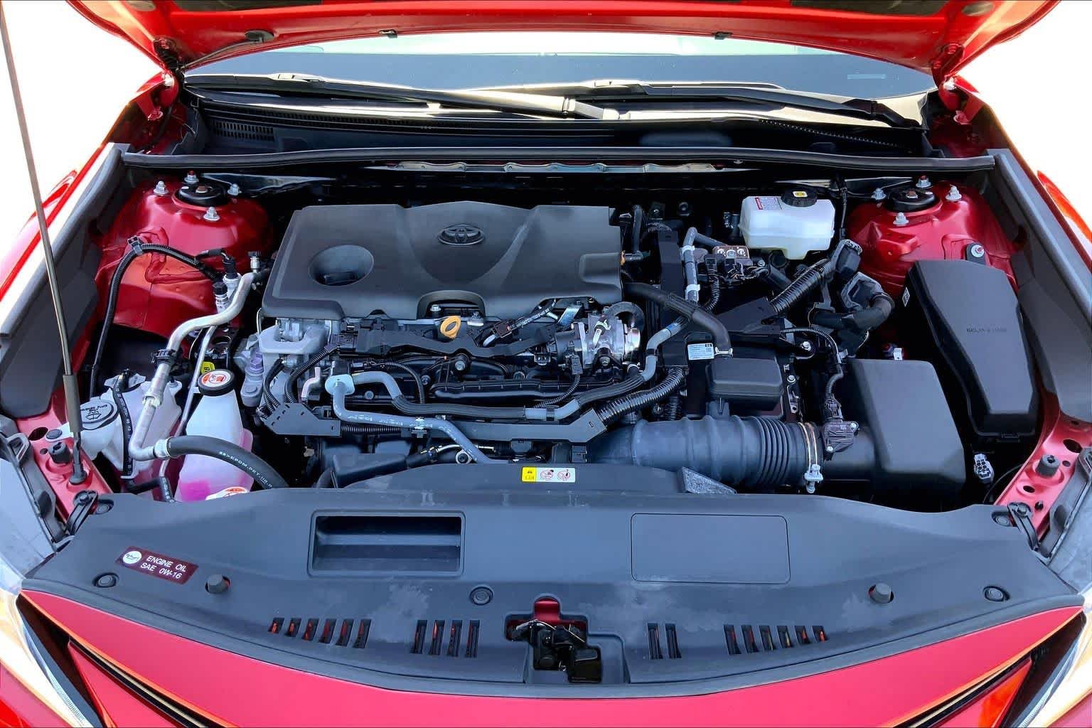 Used 2023 Supersonic Red Toyota Hybrid LE image 29