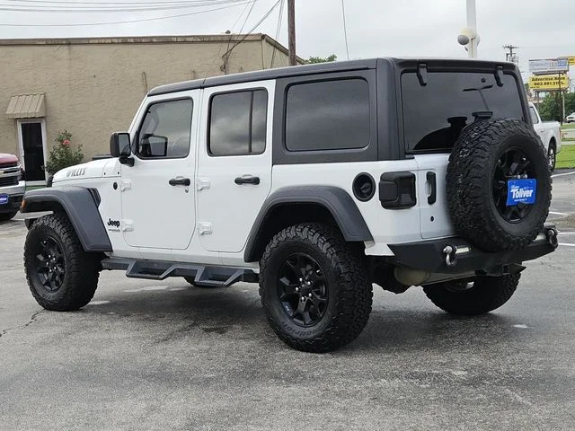 Used 2020 Bright White Clearcoat Jeep Unlimited Sport image 10