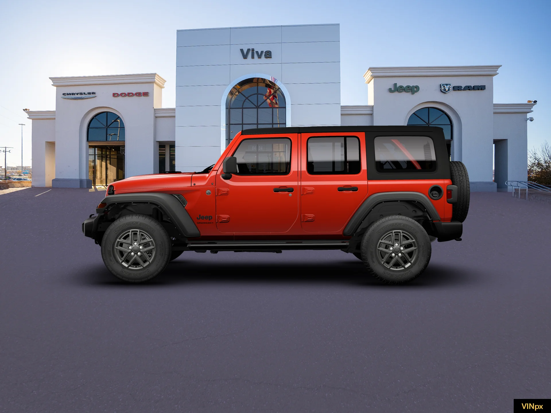 New 2026 Firecracker Red Clear-Coat Exterior Paint Jeep Sport image 15