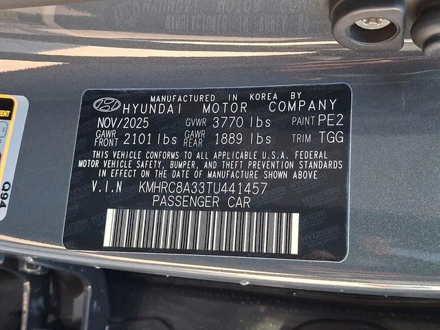 New 2026 Gray Hyundai SEL image 19
