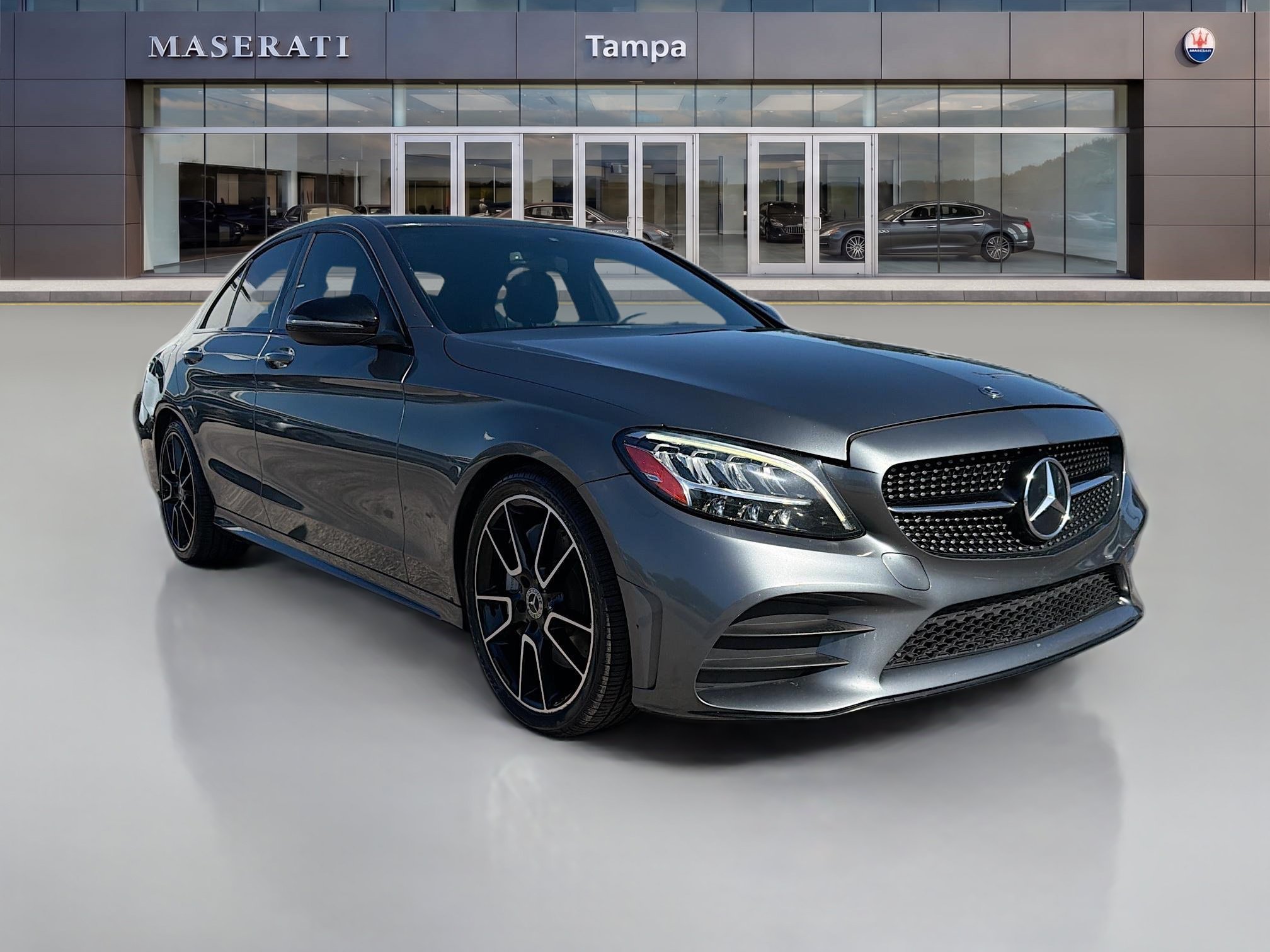 Used 2019 Silver Mercedes-Benz C 300 image 1