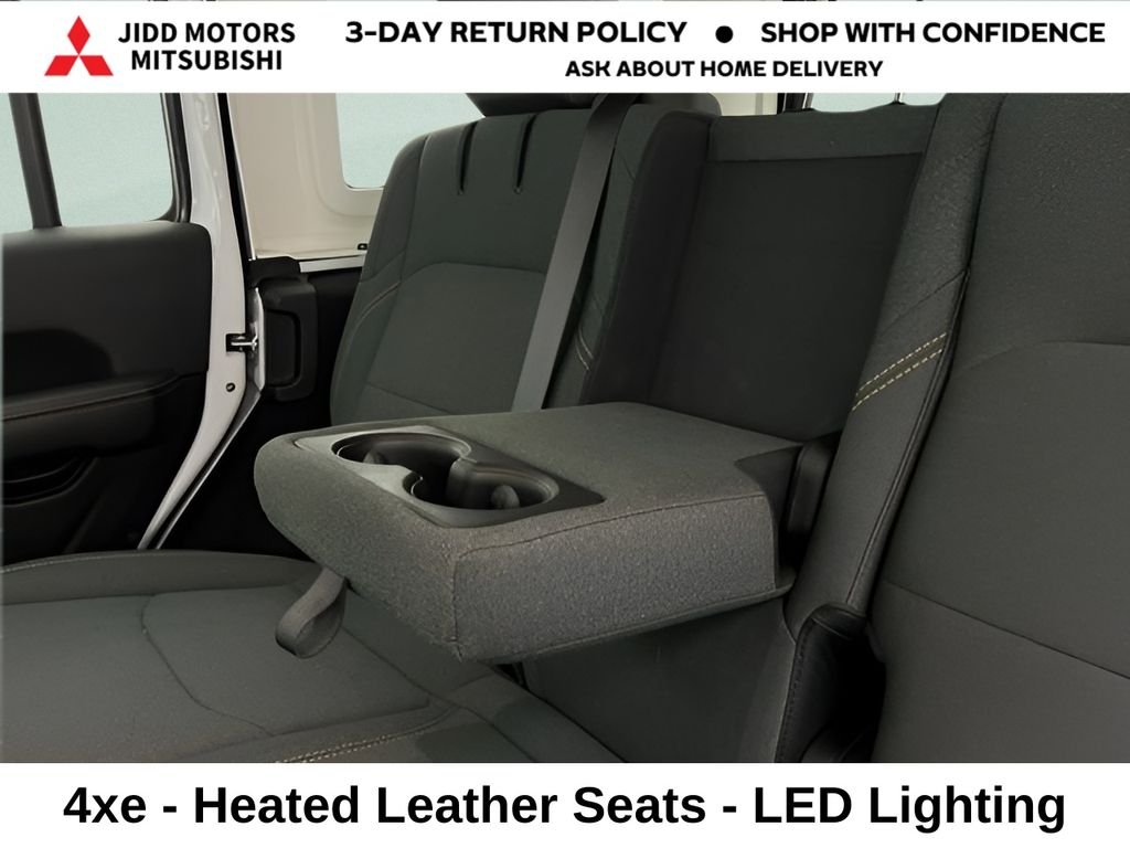 Used 2025 Bright White Clearcoat Jeep Sahara 4xe image 32